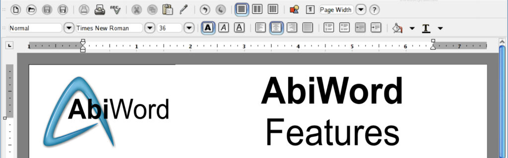 AbiWord features