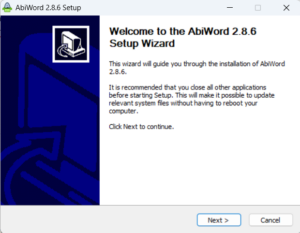 How to Install AbiWord